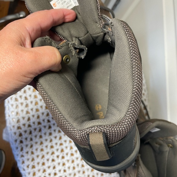 Timberland White Ledge Hiking Boots WP Mid-Cut Ankle Brown Black Waterproof 12 W - Picture 14 of 17